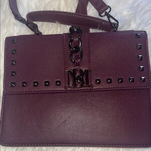 purse leather badgley mischka